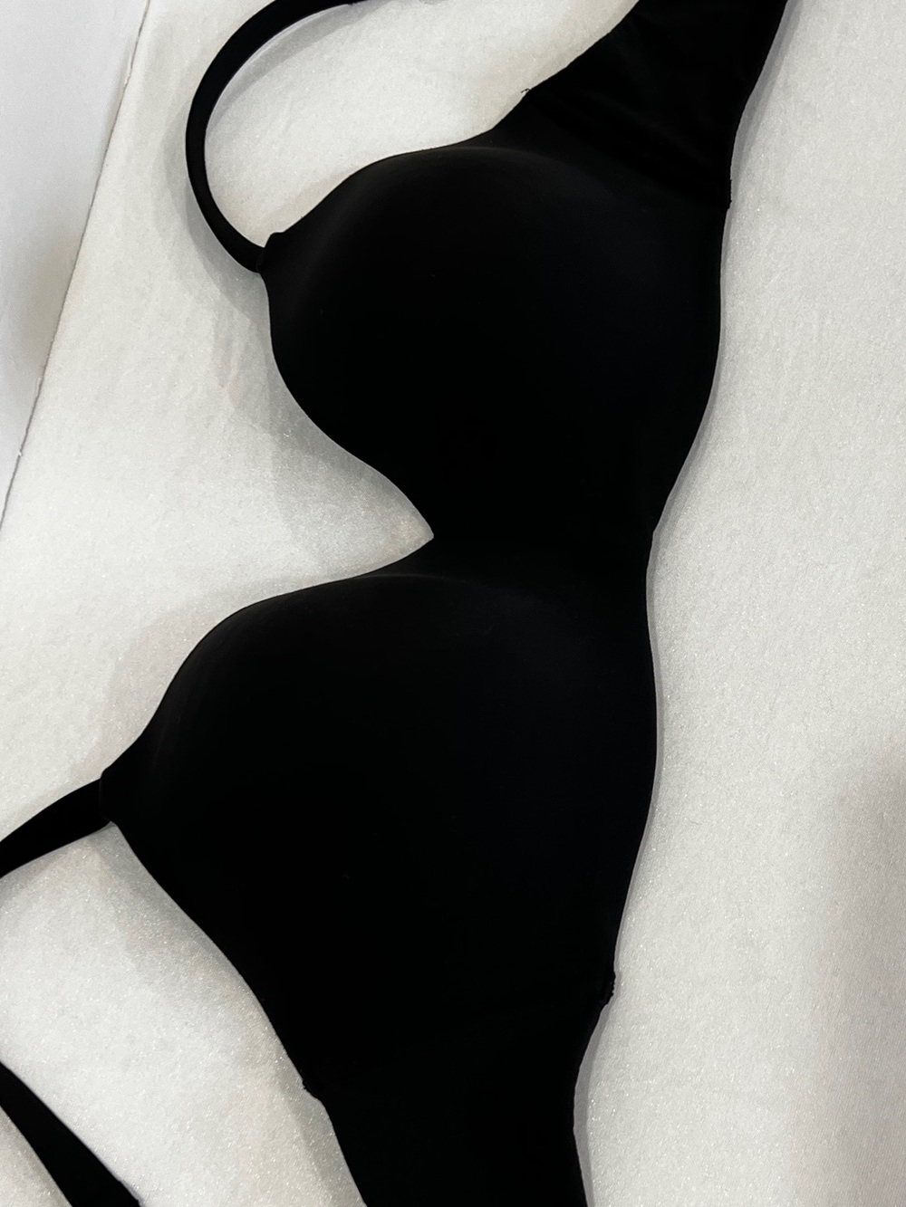 Wacoal How Perfect Wire Free T-Shirt Bra Size 38C Black - Picture 15 of 16